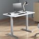 Ergo Office Biurko ręczna regulacja wys. Ergo Office, max 70 kg, max wys 130cm, bez blatu do pracy stojąco siedzącej, białe, ER-402 W 1