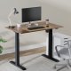 Ergo Office Biurko elektryczne regulacja wys. Ergo Office, max wys 123cm, max - 70 kg, bez blatu do pracy stojąco siedzącej, czarne, ER-403B 2