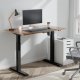 Ergo Office Biurko elektryczne regulacja wys. Ergo Office, max wys 123cm, max - 70 kg, bez blatu do pracy stojąco siedzącej, czarne, ER-403B 6