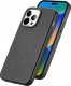 Dux Ducis Dux Ducis Grit skórzane etui do iPhone 14 Pro elegancki pokrowiec ze sztucznej skóry (kompatybilne z MagSafe) czarny 1