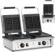 Gofrownica Royal Catering Gofrownica prostokątna podwójna na 4 gofry belgijskie 2 x 2000 W Gofrownica prostokątna podwójna na 4 gofry belgijskie 2 x 2000 W 1