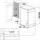 Zmywarka Indesit INDESIT Dishwasher DSFE 1B10 S Free standing, Width 45 cm, Number of place settings 10, Number of programs 6, Energy efficiency 3