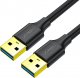 Kabel USB Ugreen USB-A - USB-A 3 m Czarny (90576) 1