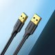 Kabel USB Ugreen USB-A - USB-A 3 m Czarny (90576) 1