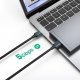 Kabel USB Ugreen USB-A - USB-A 3 m Czarny (90576) 5