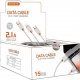 Kabel USB Somostel USB-A - Lightning 1 m Czarny (28259) 1