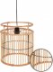 Lampa wisząca H&S Decoration Lampa sufitowa bambusowa BOHO beżowa natural E27 1