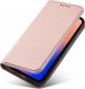 Hurtel Magnet Card Case etui do iPhone 12 Pro Max pokrowiec portfel na karty kartę podstawka różowy 6