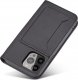Hurtel Magnet Card Case etui do iPhone 13 Pro Max pokrowiec portfel na karty kartę podstawka czarny 7