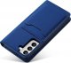 Hurtel Magnet Card Case etui do Samsung Galaxy S22+ (S22 Plus) pokrowiec portfel na karty kartę podstawka niebieski 3