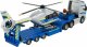 Majorette Volvo Police Transporter FH-16 Truck with Trailer and Airbus Helicopter Toy Vehicle (blue/silver) 2