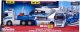 Majorette Volvo Police Transporter FH-16 Truck with Trailer and Airbus Helicopter Toy Vehicle (blue/silver) 7