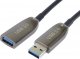 Kabel USB PremiumCord USB-A - USB-A 10 m Czarny (ku3opt10) 2
