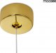 Lampa wisząca Moosee Wiszący pierścień Ring Luxury LED 60W 3000K złoty zwis 3