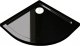 Brodzik Toule Brodzik niski 5 czarny 80x80 BLACK LOFT industrial do Lisy i nie tylko 1