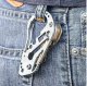 Brelok do kluczy karabińczyk survival multitool 7