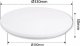 Lampa sufitowa Masterled Erik LED D33 plafon IP44/18W/4000K biały 3