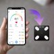 Waga łazienkowa Retoo Inteligentna waga łazienkowa Bluetooth analityczna 12