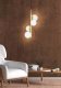 Lampa wisząca Candellux Lampa wisząca mosiądz biała 4xG9 Cordel 34-01559 1