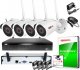 Keeyo Zestaw do monitoringu Bezprzewodowy Wifi Keeyo H265+ Full HD IR 30m 1TB 4 Kamery tubowe 1