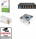 BCS Zestaw do monitoringu Rejestrator BCS-P-NVR0401-4K-E-II Kamery 4x BCS-P-EIP14FSR3 4Mpx 5