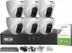 BCS Zestaw do monitoringu Rejestrator BCS-P-NVR0801-4K-E-II Kamery 6x BCS-P-EIP14FSR3 4Mpx 1