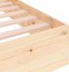 vidaXL vidaXL Rama łóżka, lite drewno, 150x200 cm, King Size 7
