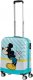 American Tourister Mała kabinowa walizka AMERICAN TOURISTER ANIMAL SPARKLE 85667 Blue Kiss Mickey 1