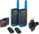 Krótkofalówka Motorola Motorola Talkabout T62 dwupak + ładowarka niebieski zestaw krótkofalówek walkie-talkie 1
