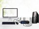 Przełącznik Pawonik PRZEŁĄCZNIK KVM VGA 2X1 SWITCH 3XUSB HUB BOX 2