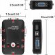 Przełącznik Pawonik PRZEŁĄCZNIK KVM VGA 2X1 SWITCH 3XUSB HUB BOX 4