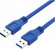 Kabel USB Pawonik USB-A - USB-A 1 m Biały (232) 2
