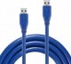 Kabel USB Pawonik USB-A - USB-A 1 m Biały (232) 3