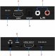 System przekazu sygnału AV Pawonik EKSTRAKTOR HDMI 2.0 TOSLINK KONWERTER ARC 5.1 HDCP 6