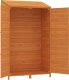 vidaXL vidaXL Szopa ogrodowa, brązowa, 102x52x174,5 cm, lite drewno jodłowe 6