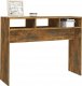 vidaXL Stolik konsolowy, przydymiony dąb, 105x30x80 cm 4