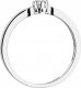 Best Diamonds złoty pierścionek z brylantem 0.10ct 8 3