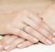 Best Diamonds złoty pierścionek z brylantem 0.27ct 24 3