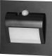 Oprawa schodowa Orno DRACO LED NEW 1,5W, oprawa schodowa podtynkowa, 12VDC, 30lm, 4000K, czarny, czujnik ruchu i zmierzchu AD-OS-6164LR4/B 4
