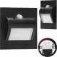 Oprawa schodowa Orno DRACO LED NEW 1,5W, oprawa schodowa podtynkowa, 12VDC, 30lm, 4000K, czarny, czujnik ruchu i zmierzchu AD-OS-6164LR4/B 7