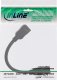 Adapter AV InLine InLine® HDMI Keystone adapter cable 4K/30Hz, HDMI A female/female, black, 0.2m 2