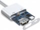 Adapter USB Joyroom S-H141 USB-C - HDMI + USB-C Biały  (6941237153449) 7