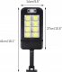 Lampa ścienna solarna latarnia HS-8013C z czujniki 3