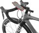 Uchwyt telefonu komórkowego Bone Bike Tie 3, na rower, regulowany rozmiar, czerwony, 4.7-7.2", silikon, mocowany do kierownicy, cz 8