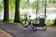 Przyczepka rowerowa z amortyzatorem 2-osobowa +JOGGER zielona 19