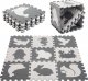 Kontext Puzzle piankowe mata dla dzieci 9 el. czarny-ecru 1