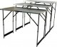Zestaw rozkładanych, aluminiowych stolików, 3 szt.! 1