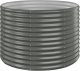 vidaXL Donica ogrodowa, malowana proszkowo stal, 100x100x68 cm, szara 2