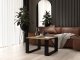 Topeshop STOLIK KAWOWY ŁAWA LOFT MODERN MINI DĄB ARTISAN CZERŃ 2