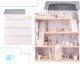 Kontext Domek dla lalek drewniany + mebelki 80cm 1